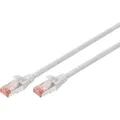 Produktbild: DK-1644-070 RJ45 Netzwerkkabel, Patchkabel cat 6 s/ftp 7.00 m Grau Halogenfrei, verdrillte p - Digitus