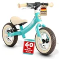 Produktbild: BIKESTAR Kinder Laufrad Lauflernrad Kinderrad für Jungen und Mädchen ab 2-3 Jahre | 10 Zoll Sport Kinderlaufrad | Türkis | Risikofrei Testen