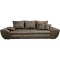 Produktbild: luma-home Big-Sofa, Dunkelbraun, Kunststoff, 3-Sitzer, Füllung: Polyurethan (Pur), einzeln stellbar,Rechteckig, 275x90x98 cm, Wohnzimmer, Sofas & Couches, Sofas, Bigsofas