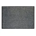 Produktbild: Astra Hochwertige Schmutzfangmatte - Fussmatte innen - bei 30° C waschbare Fußmatte - Rutschfester Läufer - Schuhablage Flur - Küche - grau 40x60 cm