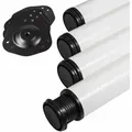 Produktbild: 4er Set Tischbeine Ø 60 Mm Höhe 710 Mm Weiß Höhenverstellbar