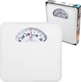 Produktbild: Mechanische Badezimmerwaage Analog Adler 136kg Weiß Anti-Rutsch