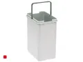 Produktbild: Franke 133.0016.359 Behälter grau 8 L Maße 220 x 160 x 290mm Zubehör Mülltonne