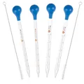 Produktbild: Glas Pipette10ml 5ml Dropping Pipette Kinder 4 Stück Messpipetten Tropfpipett...