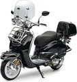 Produktbild: Motorroller 50 ccm Burnout EasyCruiser Schwarz Metallic 45 km/h