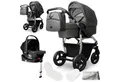 Produktbild: bergsteiger Kombi-Kinderwagen Babywagen Capri 3in1, Kombikinderwagen Komplettset, (10-tlg)