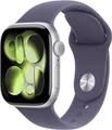 Produktbild: Apple Watch Series 11 (42mm)GPS Alu mit Sportarmbanf M/L (silber/nebelviolet)