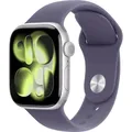 Produktbild: Apple Watch Series 11 GPS 42 mm Aluminiumgehäuse Sport Band Nebelviolett M/L