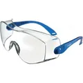 Produktbild: Dräger Schutzbrille X-pect 8120, klar, Überbrille, blau, für Brillenträger