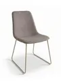 Produktbild: faee Polsterstuhl Dromme, Stoffbezug mit Metallgestell, verschiedene Farben, Belastbar130 kg