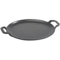 Produktbild: Victoria Grillplatte Emaillierte Gusseisen für Pizza, Pfanne 25cm, Induktion, Feuer, Ofen, VIC-38328, Schwarz