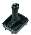 Produktbild: Schaltsack für VW Polo 9N Schaltknauf Bj. 2001-2009 GTI look Rot 5 Gang Rahmen