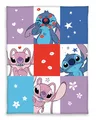 Produktbild: Wild South Shop Disney Lilo & Stitch Flausch Decke, Kuscheldecke mit Angel, 130 x 170 cm
