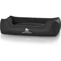 Produktbild: Knuffelwuff Hundebett Sidney Kunstleder XL 105 x 75cm Schwarz