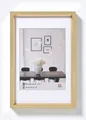 Produktbild: Walther Kunststoffrahmen Steel Style ES030G 20x30cm gold | Kunststoffrahmen