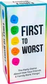 Produktbild: First to Worst Kartenspiel - ENG Edition