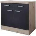 Produktbild: Küchenunterschrank Anthrazit/Eiche