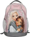 Produktbild: TOPModel My BFF - Schulrucksack in Rosa und Grau, mit Model Motiv und Glitzer