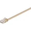 Produktbild: Goobay 95886 CAT 6 Flach-Patchkabel, U/UTP, Hellbraun
