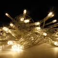 Produktbild: 10er LED Outdoor Lichterkette Drahtlichterkette warmweiß Batterie
