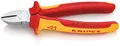 Produktbild: KNIPEX 70 06 180 Seitenschneider isoliert mit Mehrkomponenten-Hüllen, VDE-gep...