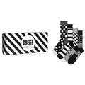 Produktbild: Happy socks 4P Black and White Gift Box Schwarz gemustert Baumwolle Gr 36/40