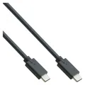 Produktbild: InLine USB C - USB C (1 m, USB 3.2 Gen 2x2, 100 W) (35701A)