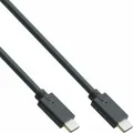Produktbild: InLine® USB 3.2 Gen.2 Kabel USB Typ-C Stecker zu Stecker schwarz 1m