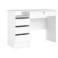 Produktbild: ebuy24 Schreibtisch, Weiß, Holzwerkstoff, 109x76x49 cm, Arbeitszimmer, Schreibtische, Bürotische