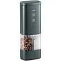 Produktbild: 2in1-Akku-Salz- und Pfeffermühle mit Keramik-Mahlwerk, Alugehäuse