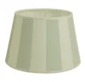 Produktbild: Dirk Davids Leuchten GmbH Lampenschirm für Tischleuchte in Rund Streifen Hell Olive Grau 20-15-13