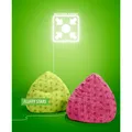 Produktbild: BeanBag Fluffy Stars L 70 x 90 cm, Gruen