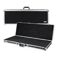 Produktbild: HMF 14404-02 Alu Waffenkoffer für Gewehre mit Rasterschaumstoff, 96 x 36 x 12 cm, Schwarz