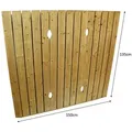 Produktbild: Gartenwelt Riegelsberger Sandkasten Sandkastendeckel Bär aus Kiefernholz imprägniert Holzdeckel Abdeckung 150 cm x 135 cm