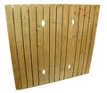 Produktbild: Gartenwelt Riegelsberger Sandkastendeckel Bär 135x150 cm aus Kiefernholz imprägniert Holzdeckel für Sandkasten Abdeckung Sandkastenabdeckung