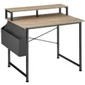 Produktbild: tectake Schreibtisch, Natur, Holzwerkstoff, Rechteckig, 120x90x60 cm, Arbeitszimmer, Schreibtische, Bürotische