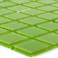 Produktbild: Glasmosaik Fliesen Florida Grün Boden- Mosaik- Wandfliese Bordüre