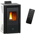 Produktbild: Luft- Pelletofen Anita 9,4 kW Sannover weiß
