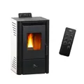 Produktbild: Luft- Pelletofen Anita 9,4 kW Sannover weiß