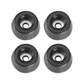 Produktbild: Hardware 4903 M4 AH - 4er Set Gummifuß 20 x 9 mm schwarz im Beutel