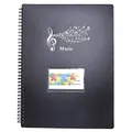 Produktbild: Notenmappe für Notenblätter beim Spielen A4 Größe Papier Dokumente Halter Aufbewahrung 41 Taschen Clef, Musik Tabelle Datei Ordner, Kunststoff Konzert-Chorfolder für Musiker und Band Music Note