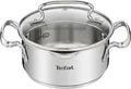 Produktbild: Tefal Kochtopf Duetto+, Edelstahl 18/10, hochglanzpoliert, Glasdeckel mit Siebfunktion