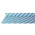Produktbild: PAPSTAR 12543 Damasttischtuch Tischdecke Raute Oktoberfest, 10 x 1 m, bayrisch blau