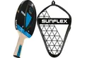 Produktbild: Sunflex Tischtennisschläger 2x Xcite C45 + Tischtennishülle + 6x SX+ Bälle, Tischtennis Schläger Set Tischtennisset Table Tennis Bat Racket