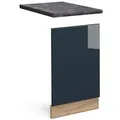 Produktbild: Vicco Frontblende, Dunkelblau, Honigeiche, Holzwerkstoff, Rechteckig, 45x67.4x1.6 cm, Küchen, Küchenmöbel, Küchenschränke, Küchenunterschränke
