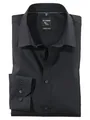 Produktbild: Herren Hemd No. 6 Super Slim Fit Langarm schwarz, size S