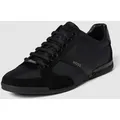 Produktbild: BOSS Sneaker aus echtem Leder Modell 'SATURN_LOWP_MX A_N' in Black, Größe 43