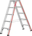 Produktbild: Hymer Stufenstehleiter 2x5 (beidseitig, verstärkte Stufen, Spreizsicherung)