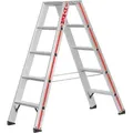 Produktbild: Hymer Stufenstehleiter 2x5 (beidseitig, verstärkte Stufen, Spreizsicherung)