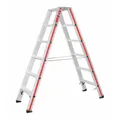 Produktbild: Hymer Stufenstehleiter beidseitig begehbar 1,30 m - vielseitig einsetzbar